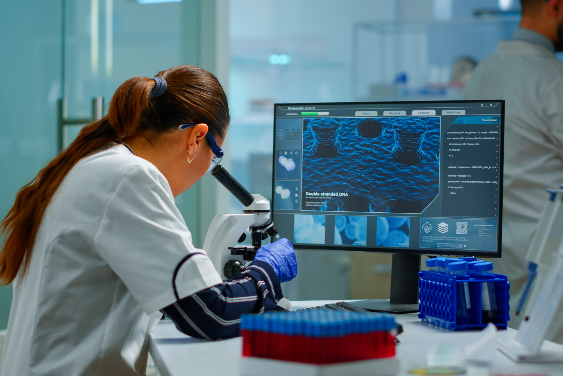 Scientist in a laboratory